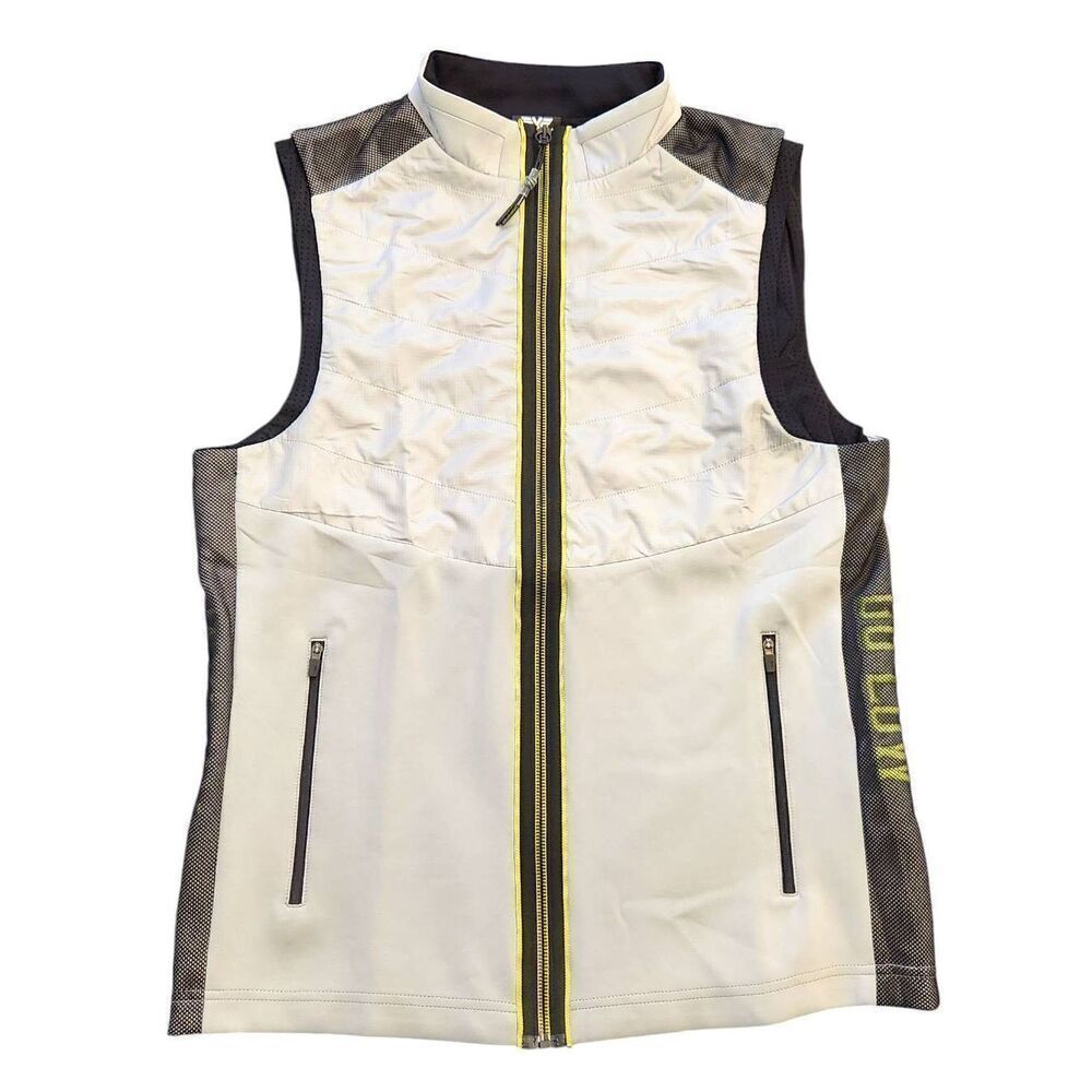 Parsons Extreme Golf x Nick Jonas Mix Media Jacket Vest NWOT $250 Gray Small - Picture 10 of 10